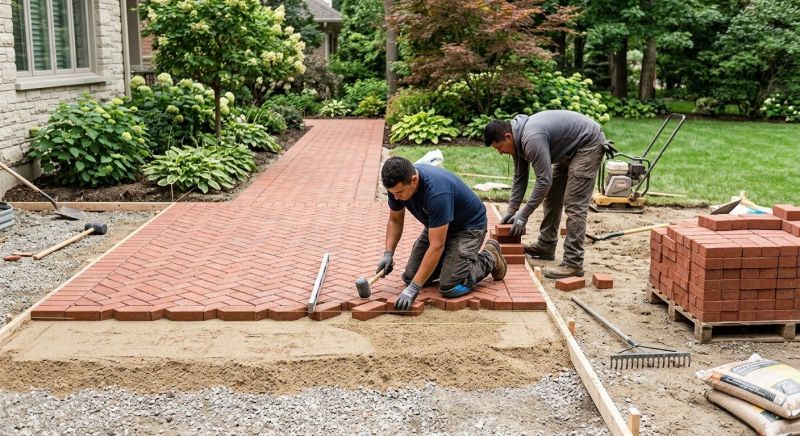 Brick Landscaping Service in Boston, MA
